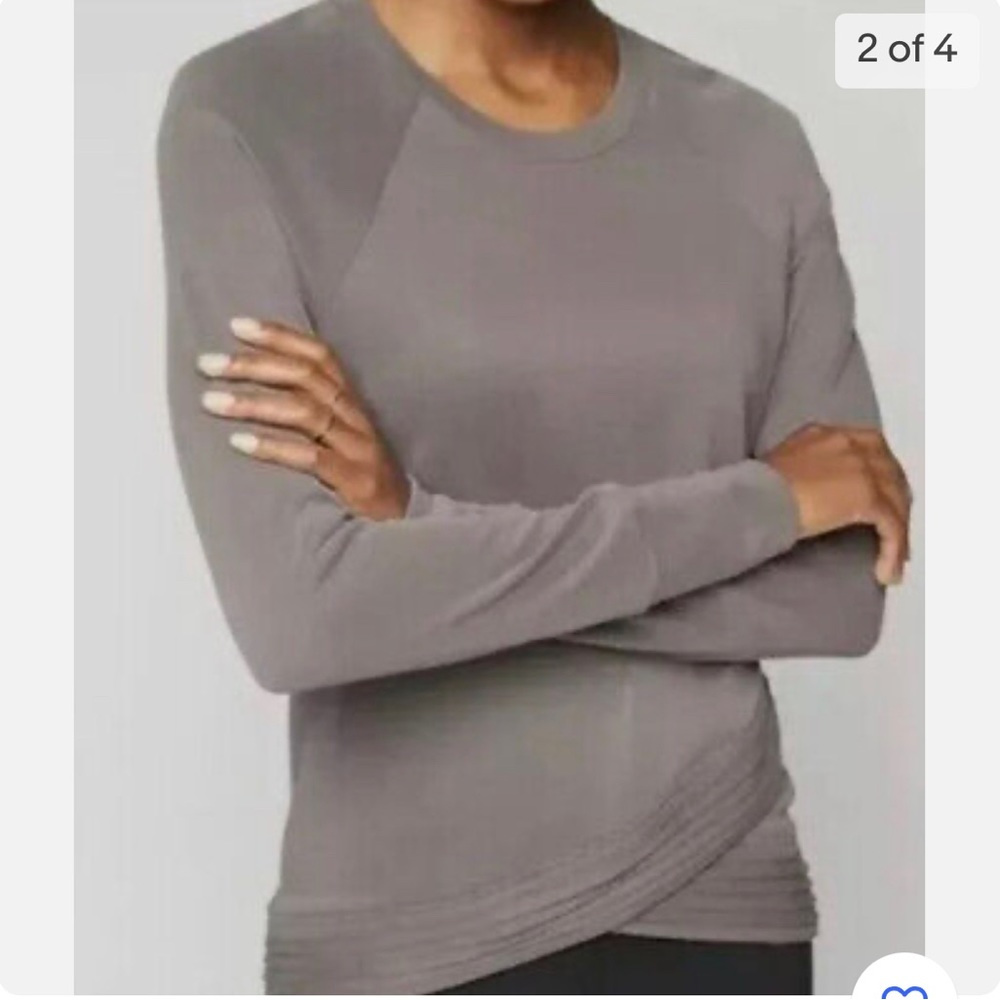 Athleta serenity cross cross sweatshirt